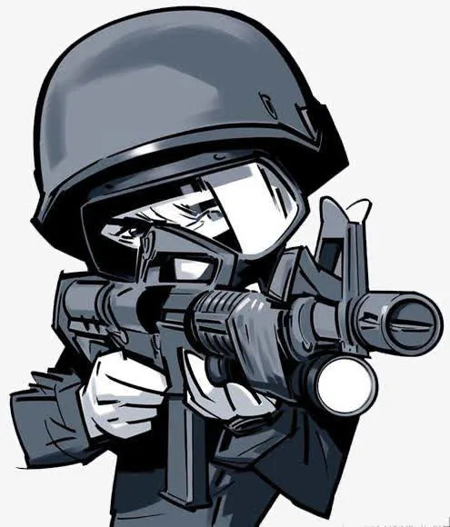 特种兵击杀机枪素材免抠