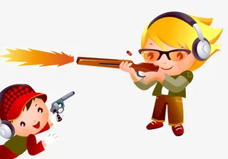 卡通真人CS免抠