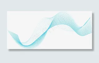 绿色科技条纹免抠