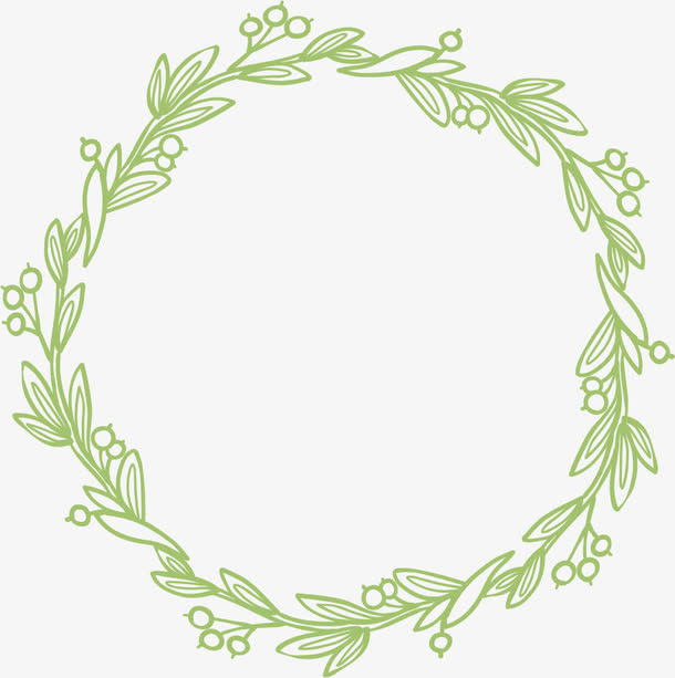 花环花边手绘边框免抠