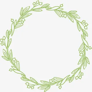 花环花边手绘边框免抠