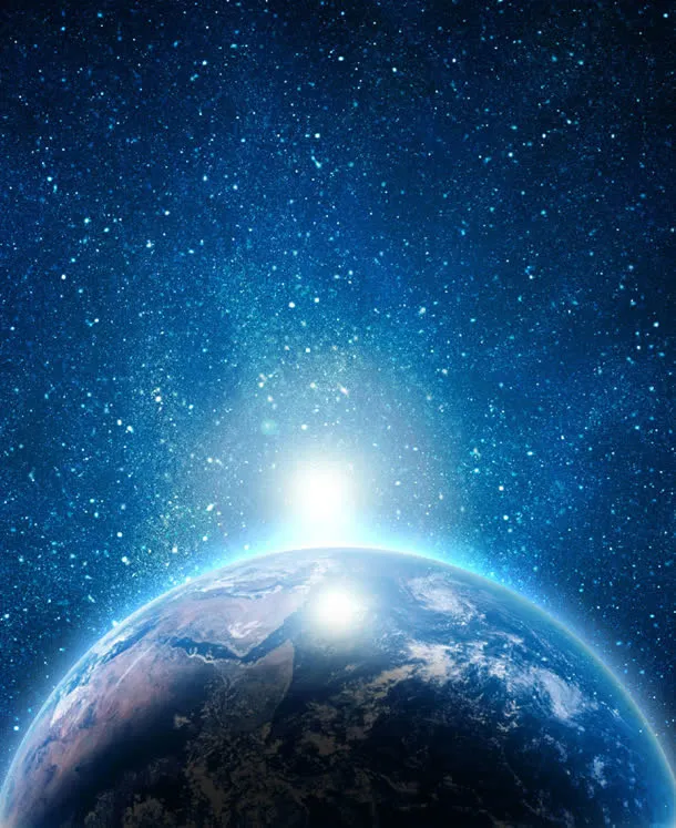 宇宙星球海报背景免抠背景H5背景元素