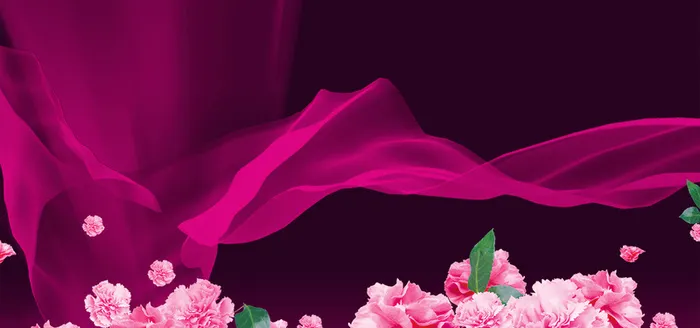 紫红色大气丝巾背景高清