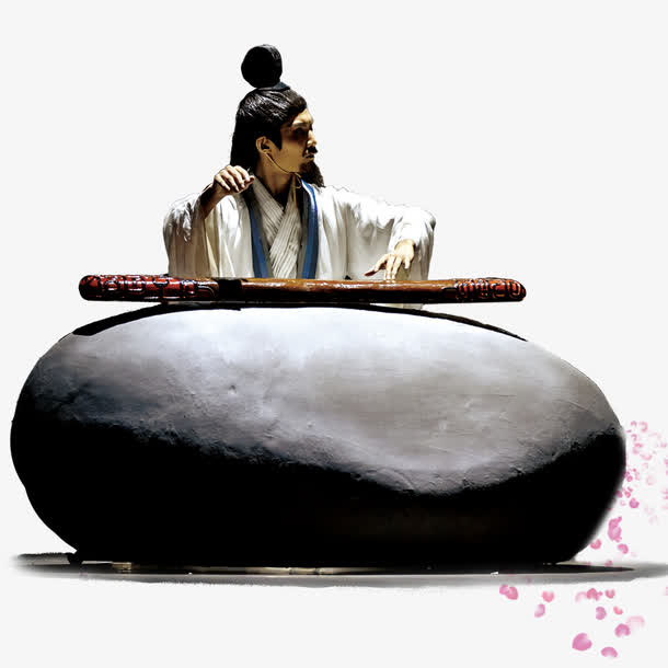 古人弹琴免抠