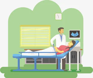 检查身体矢量图免抠