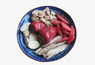 党参五宝茶料包素材免抠