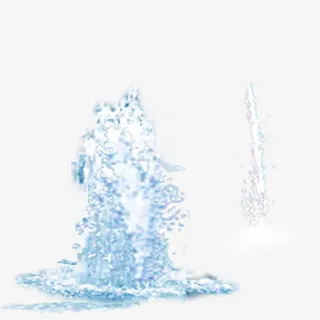 水柱png元素免抠