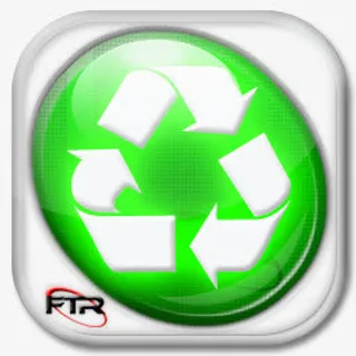 白色循环箭头图标设计免抠