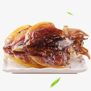 干墨鱼三个免抠