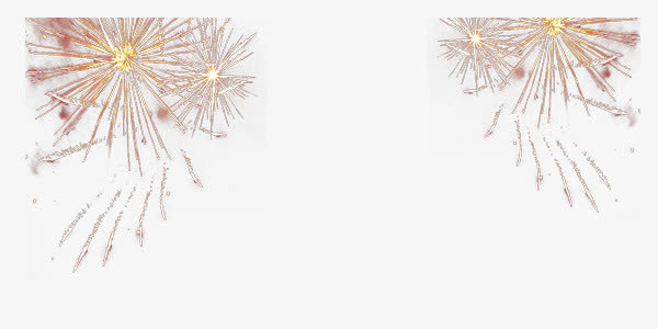 绽放的烟花免抠