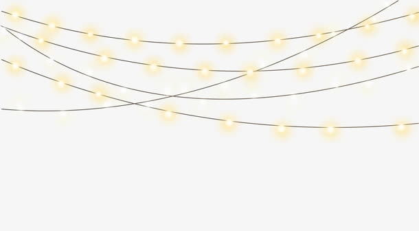 细线上的霓虹灯效果免抠