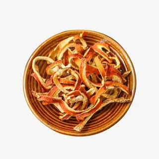 干桔子皮橙皮陈皮免抠