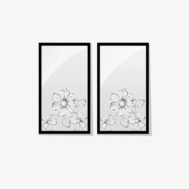 窗户装饰免抠