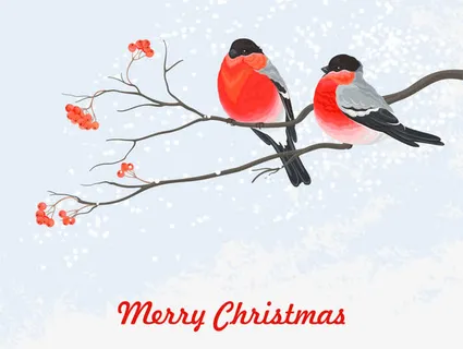 中国风水墨画小鸟装饰矢量图免抠