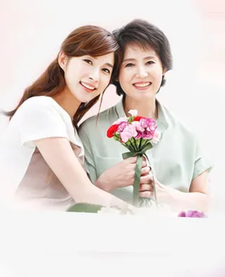 花束鲜花母亲节人物免抠