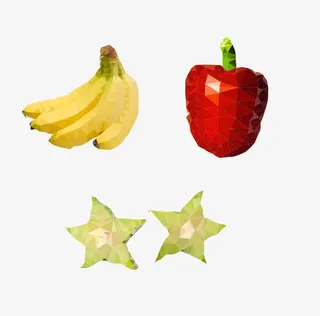 晶格化水果免抠