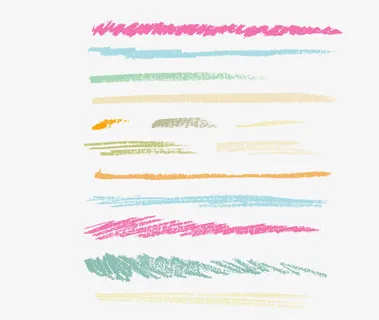 草稿线条素材免抠