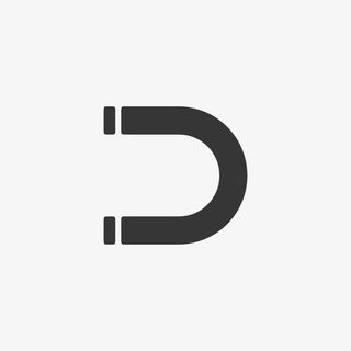 黑色天然磁石u型吸铁石图案免抠