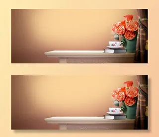 欧式家居背景免抠