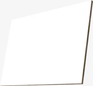 手绘白色花纹纸张免抠