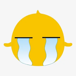 大哭大黄脸免抠