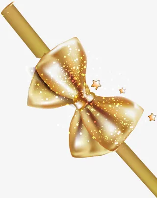 技术呢蝴蝶结圣诞节海报免抠