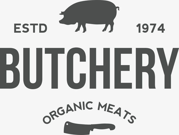 生猪屠宰场图标设计元素合集免抠