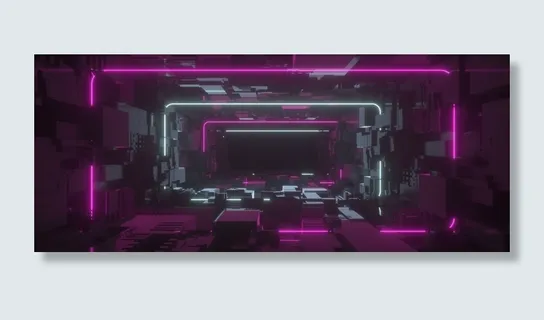 赛博朋克未来科技风背景高清