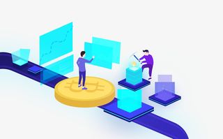 投资理财商务主题插画免抠