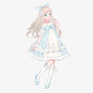 二次元萌妹免抠