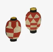 古典个性艺术灯笼创意免抠