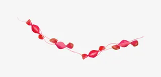 漂浮红色花瓣装饰免抠