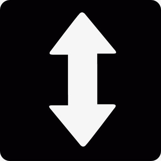 垂直双箭头图标免抠