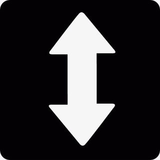 垂直双箭头图标免抠