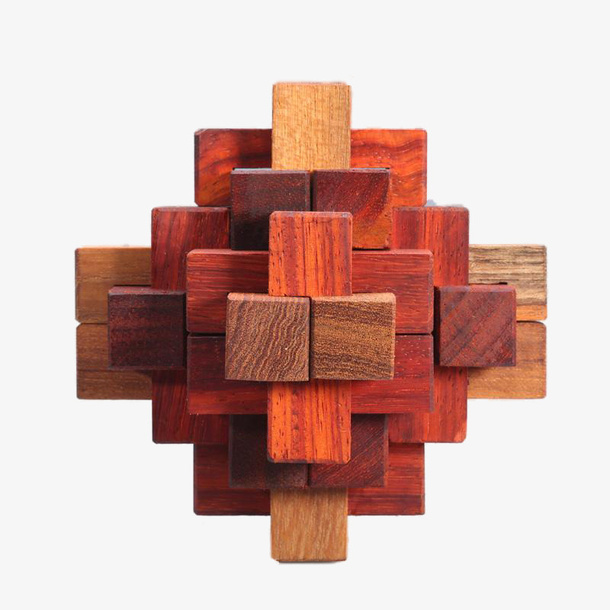 中国鲁班锁免抠