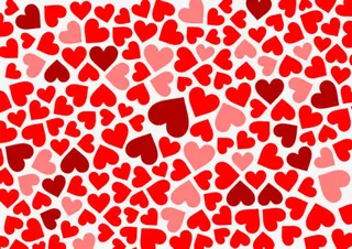 碎碎爱心图片素材免抠