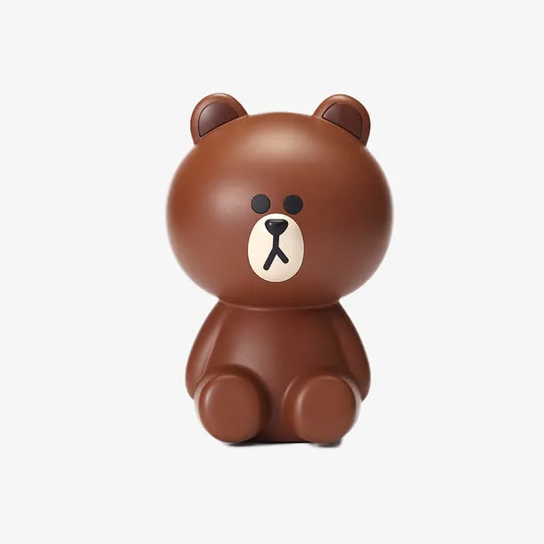 棕色小熊玩具公仔摆件免抠