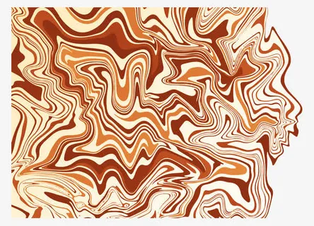 抽象唯美涂鸦免抠