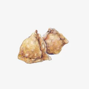 炸饺子手绘画素材图片免抠