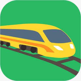 手机订火车票旅游应用图标免抠
