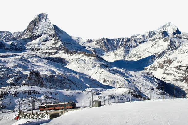 雪山山顶免抠
