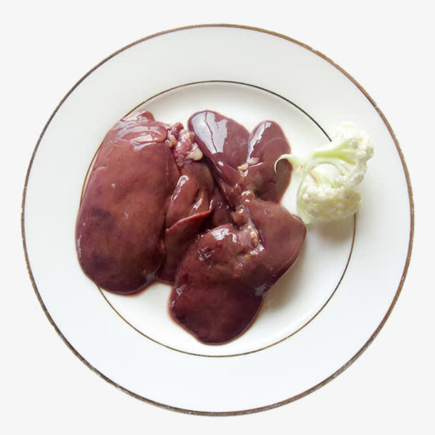 家常炒鸡肝的食材免抠