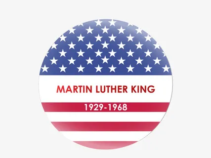 圆形发光星条旗徽章免抠