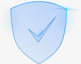 简笔盾牌指示图免抠