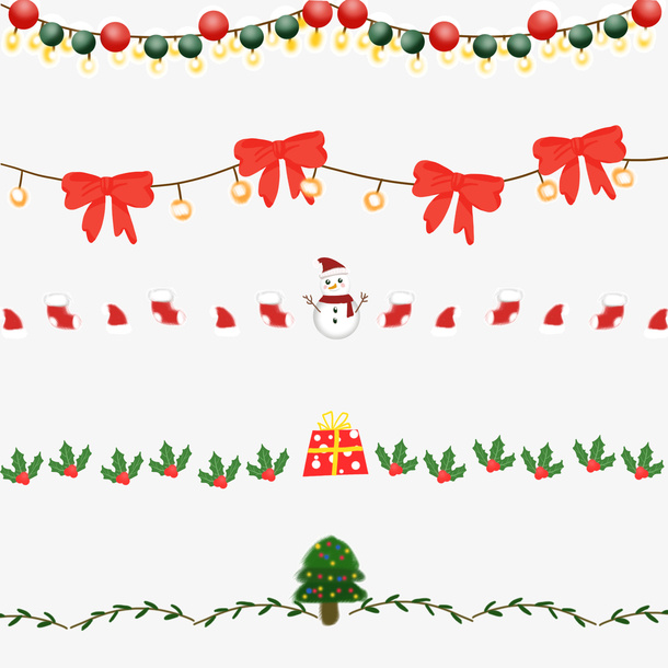 卡通圣诞元素装饰免抠节日圣诞节元素