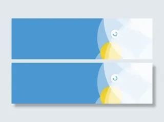 扁平酷炫背景banner设计