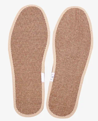 纯亚麻吸湿透气防臭鞋垫免抠