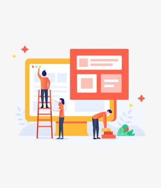 2.5DIT计算机理财商务PNG免抠