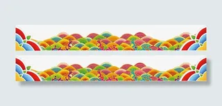 中国风彩色祥云免抠