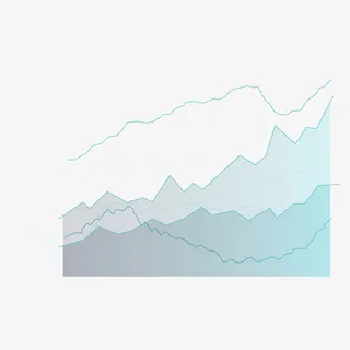 矢量线型分解图坐标图免抠